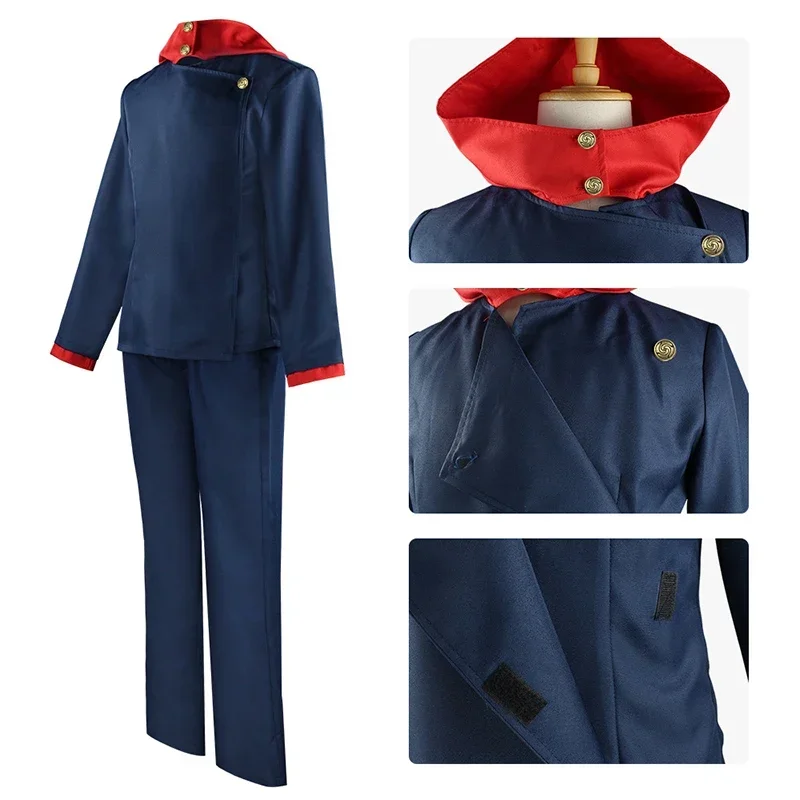 Костюм для косплея Itadori Yuji из аниме джутсу унисекс костюмы на Хэллоуин женщин и