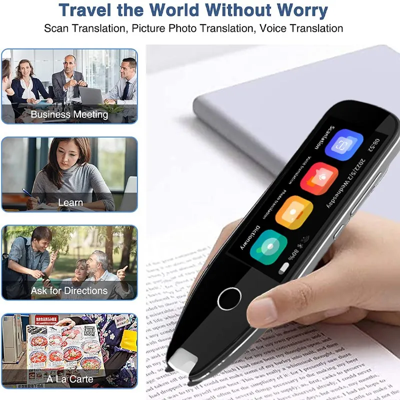 

2023 S7 Smart Voice Scan Translator Pen Multifunction Offline Translation Real Time Language Translator Business Travel Abroad