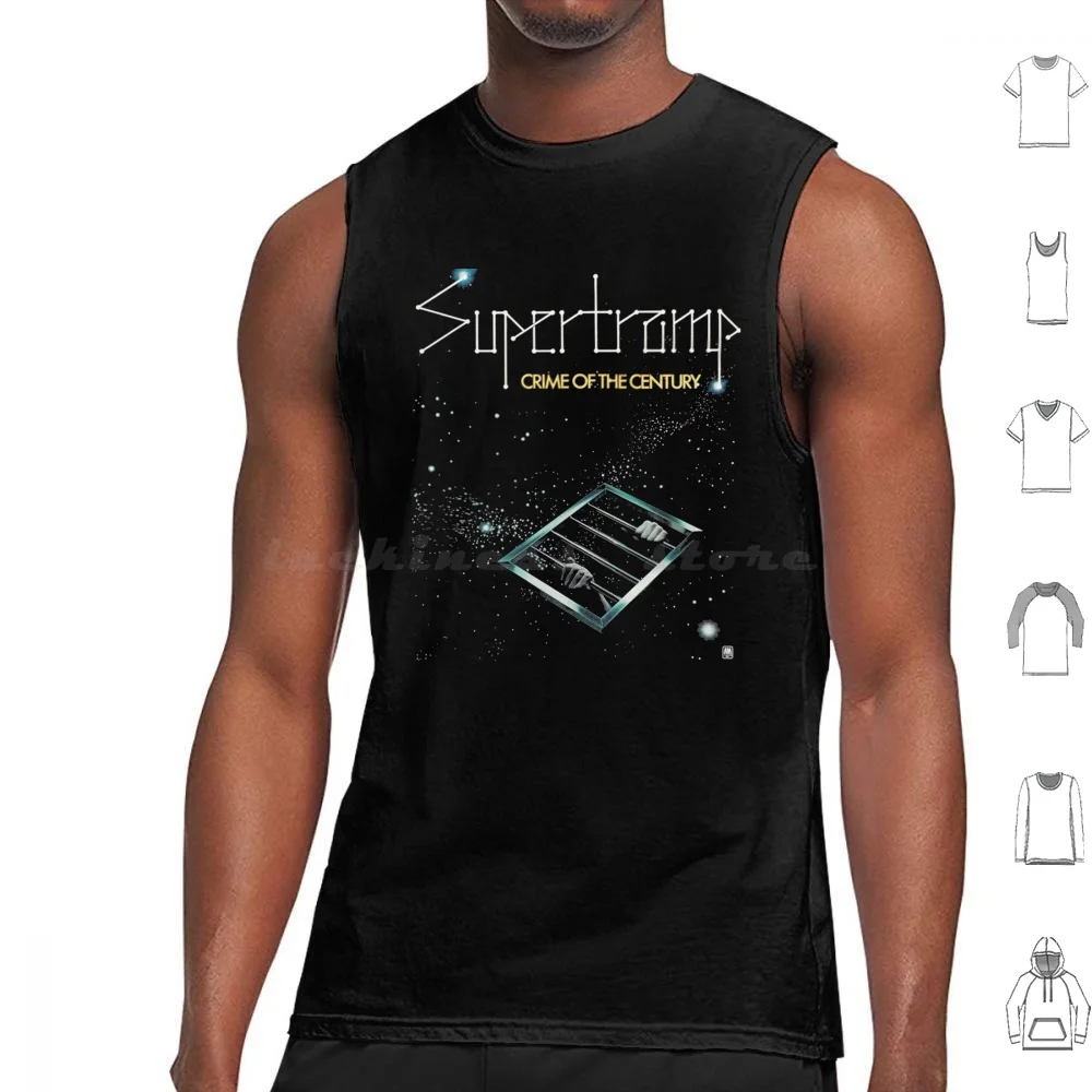 

Supertramp-Crime Of The Century Premium Tank Tops Print Cotton Electric Light Orchestra Elo Music Jeff Lynne 70S Mr