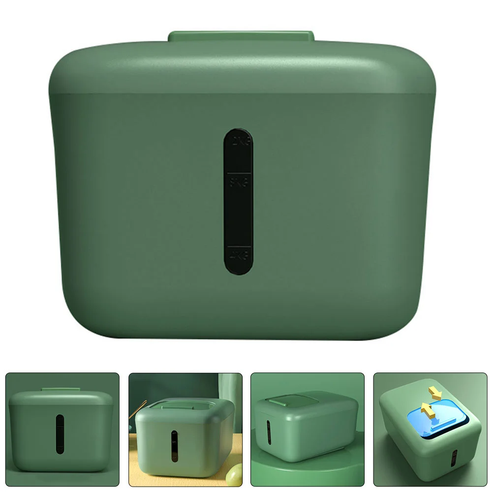 

Household Rice Bucket Dust-proof Plastic Rice Container Kitchen Rice Box