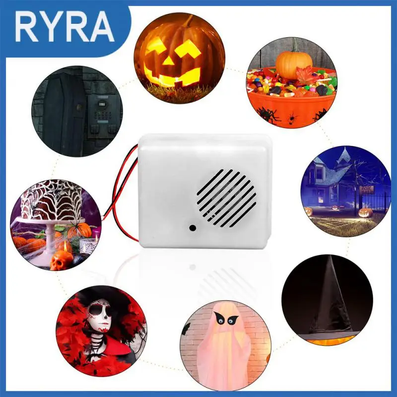 

1pcs Sound Sensor Creative Funny Scream Speaker Tricky Voice-activated Props Horror Screaming Prop Halloween Sound Sensor Scary