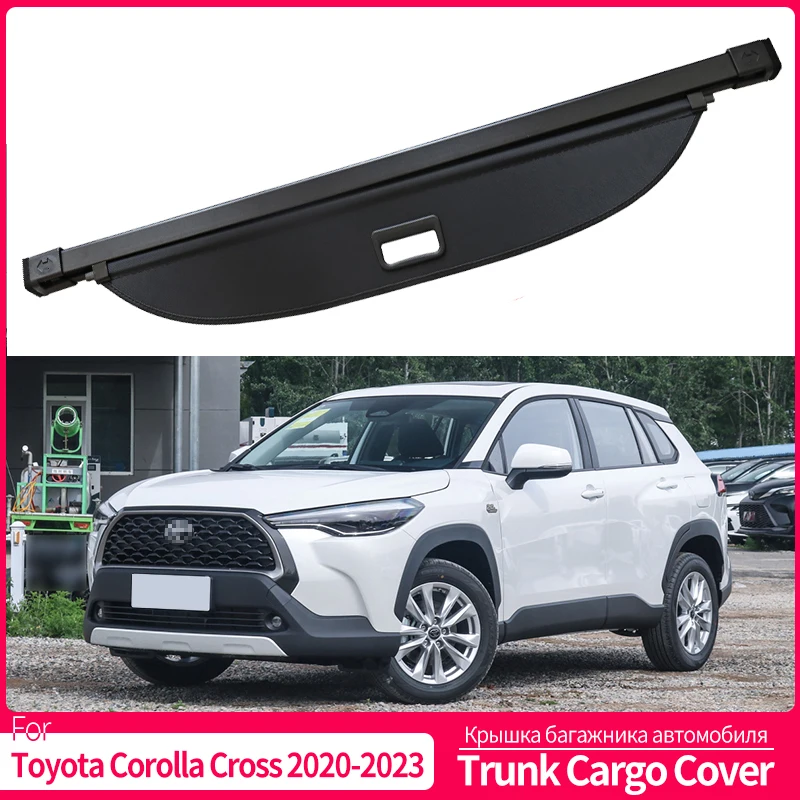 

Багажник груза Крышка для Toyota Corolla Cross 2020 до 2023 защитный щит задняя багажная занавеска разделение конфиденциальность автомобильные аксессуары