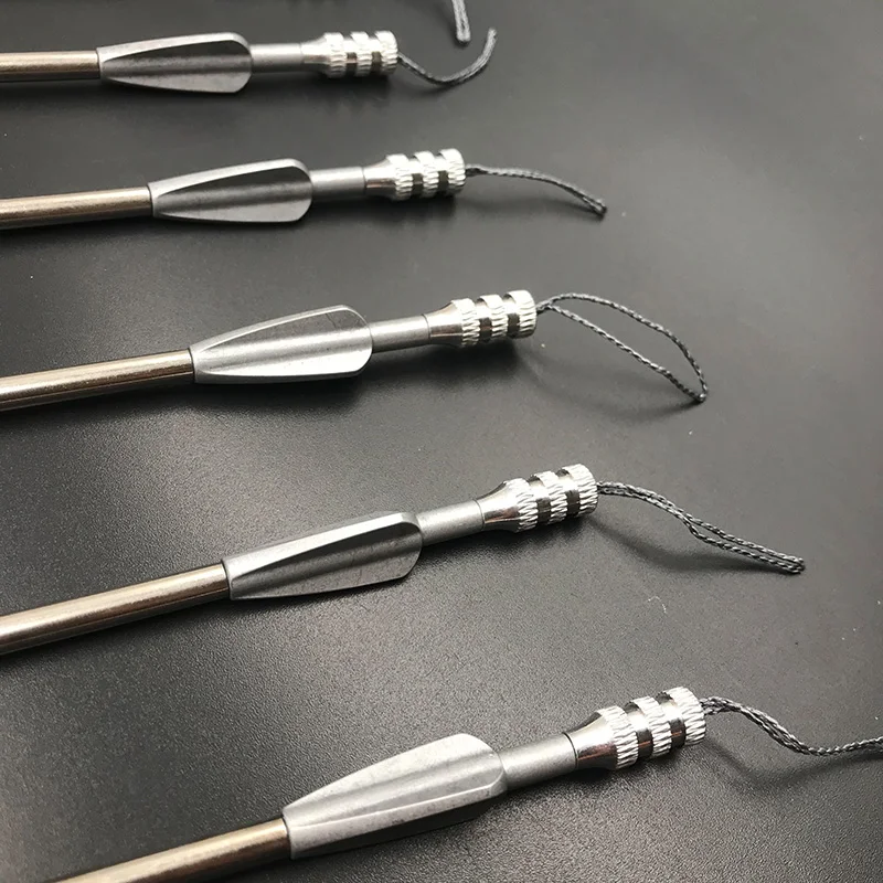 3/6 шт. Дротика рыболовная Рогатка с разглаживающей головкой многосторонняя