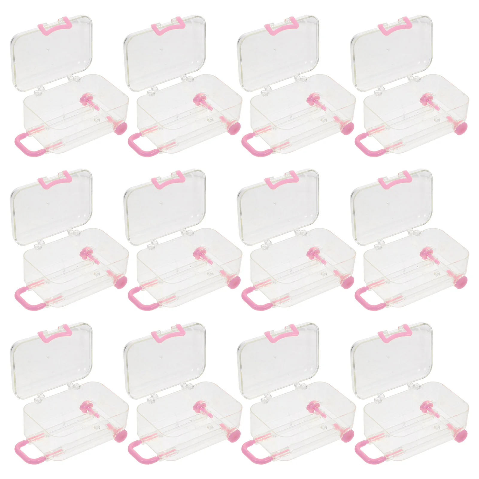 

Box Boxes Candy Wedding Gift Favor Party Suitcase Baby Shower Chocolate Christmas Packaging Treat Mini Birthday Containers Clear