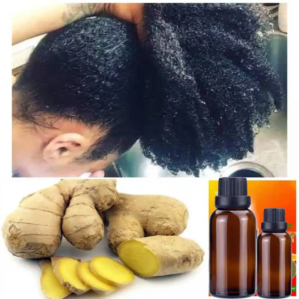 

Best Hair Loss ReGrowth Serum Oil Treatment with Ginger Organic Oils Men and Women Hair Products