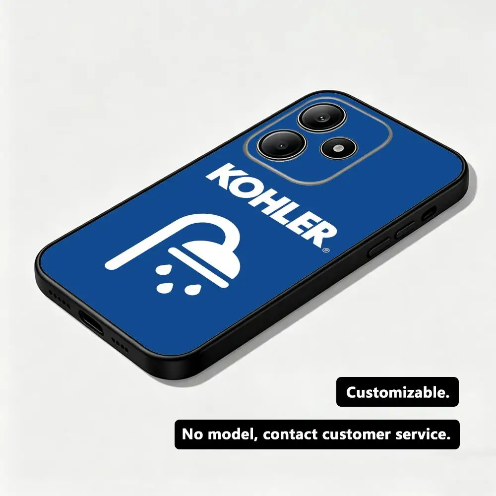 Фото Чехол для телефона Kohler для Xiaomi Redmi17 14C 13C 12C Note 15 14 13 12 Pro Plus S, мягкий черный чехол для телефона. №5