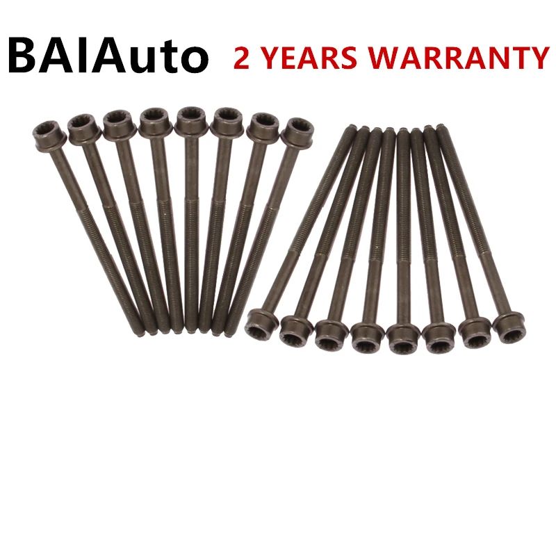 

New 16PCS Cylinder Head Bolts Screws Set For VW Touareg 7P For Audi A4 S4 A6 S6 RS4 Avant Quattro Q5 Q7 Q8 RS5 Coupe WHT005739