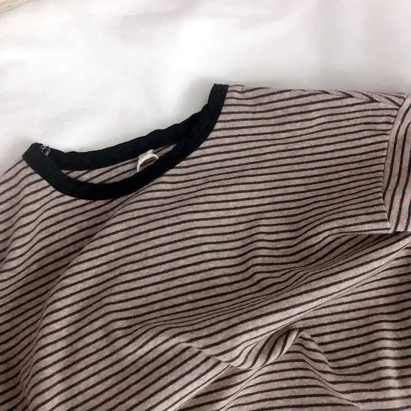 Criscky Children Long Sleeve T-shirts Boys Cotton Clothes Bottom Tee Shirts Fashion Girls Casual Tops Toddler Baby T Shirt