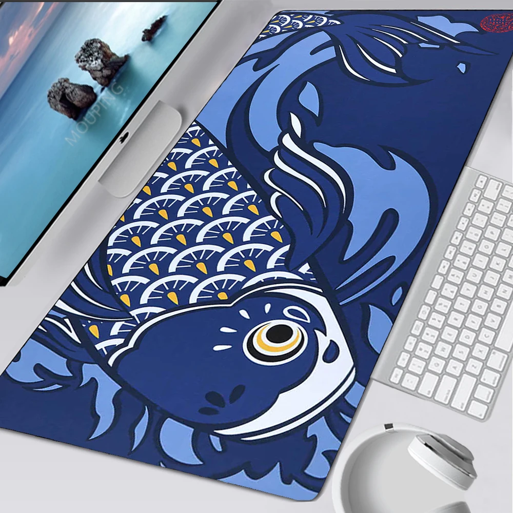 

Mechanical Keyboard Deskmat Mouse Pad Art Laptop Gamer Anti Slip Rubber Mat Blue Mousepad Carpet Anime Mat for Home XXL 900x400