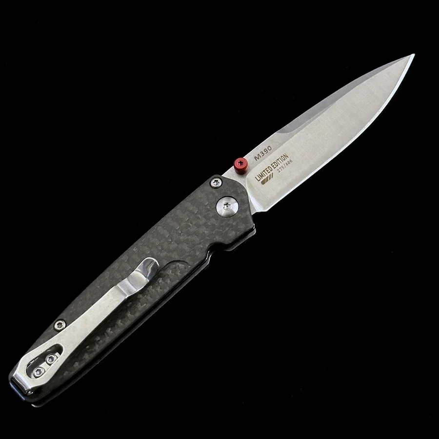 Фото Складной нож BM KNIVES 485 Valet из карбонового волокна для активного отдыха, кемпинга, охоты, карманный EDC-инструмент №2