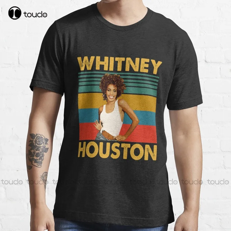 

Винтажный подарок, белая рубашка с воротником Whitney Diva в стиле 80-х хьюстонни, Женский индивидуальный подарок, футболка "Хьюстон", все сезоны, х...