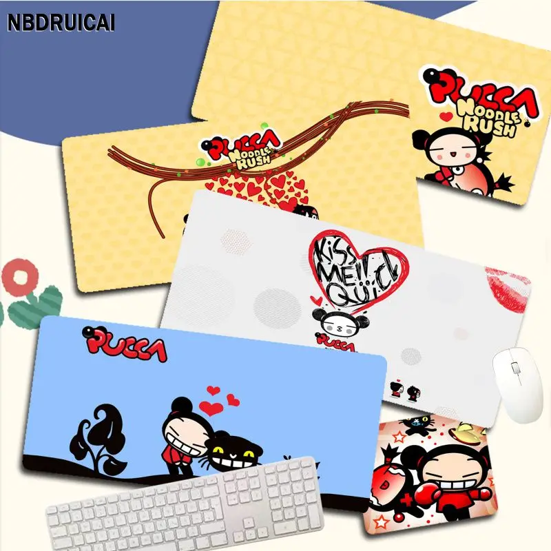 

Pucca Anime Cute Keyboards Mat Rubber Gaming Mousepad Desk Mat Size For CSGO Game Player Desktop PC Computer Laptop
