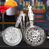 1pc hawthorn strainer cocktail strainer stainless steel bar strainer professional cocktail bar tools