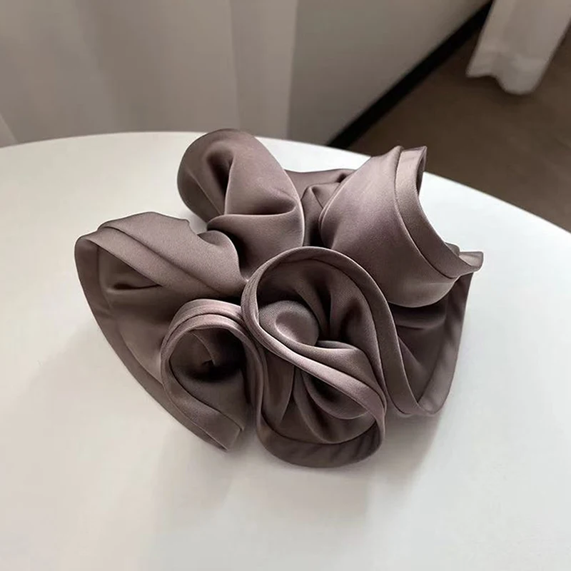 Элегантная французская резинка для волос в стиле ретро модные темпераментные