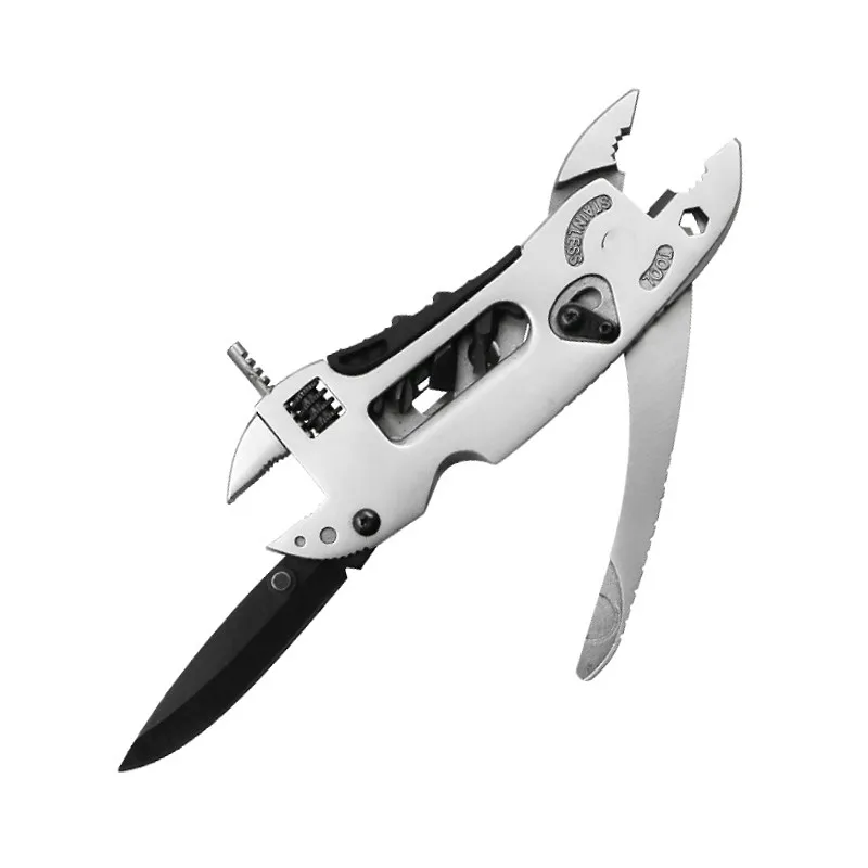 

Multitool Pliers Pocket Knife Screwdriver Set Kit Adjustable Wrench Jaw Spanner Repair Outdoor Camping Survival Multi Tools