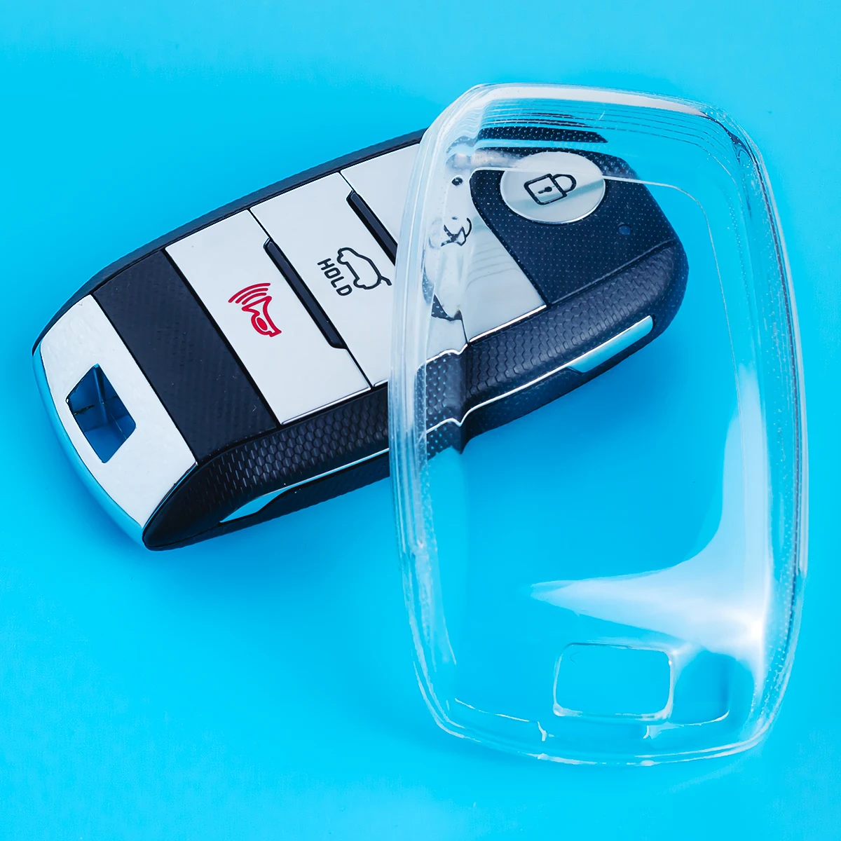 

Тонкий Чехол Для Ключей Kia — Черный И Прозрачный TPU-чехол Для Sorento, Sportage, Soul EV, Optima, Niro, Grand Sedona, Carnival