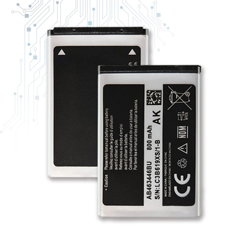 Аккумулятор для Samsung SGH-E251 SGH-E258 SGH-E350 SGH-E428 SGH-E500 SGH-E900 SGH-E908 SGH-M620 (AB 463446 БУ/Б 553446 043446