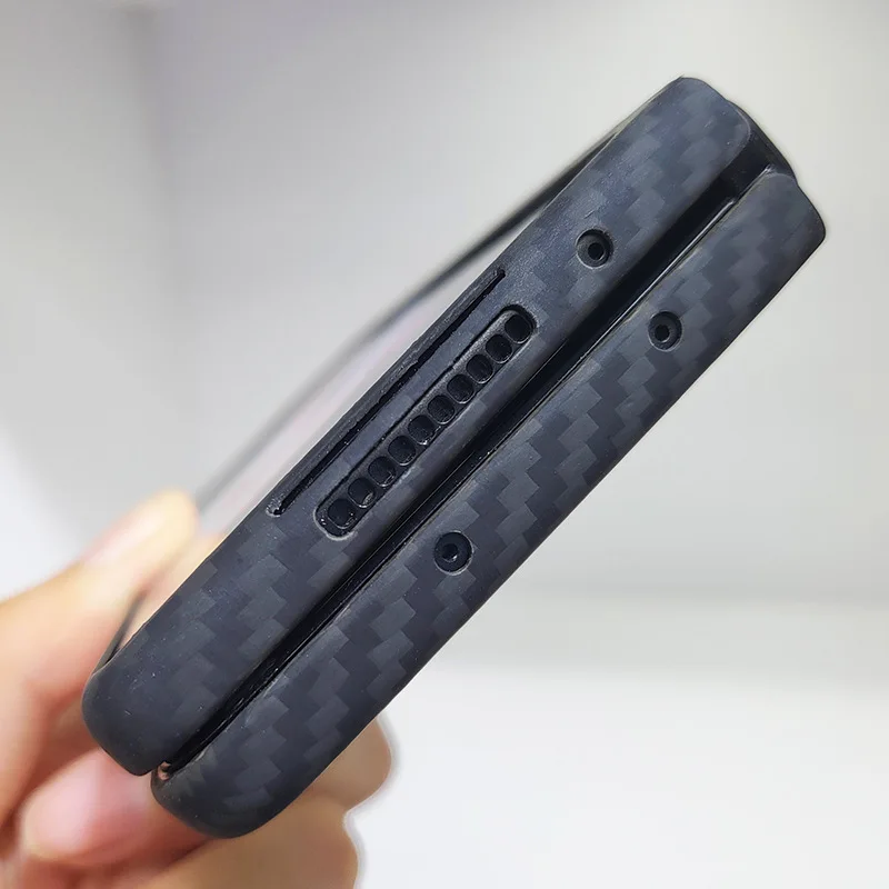 For Samsung Galaxy Z Fold 4 Magsafe Case Real Carbon Fiber Case Magnetism Aramid Fiber Back Cover for Galaxy Fold3/ Fold4 Case