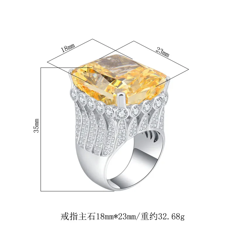 Ювелирные изделия S925 серебро для всего тела высокоуглеродистый бриллиант 80