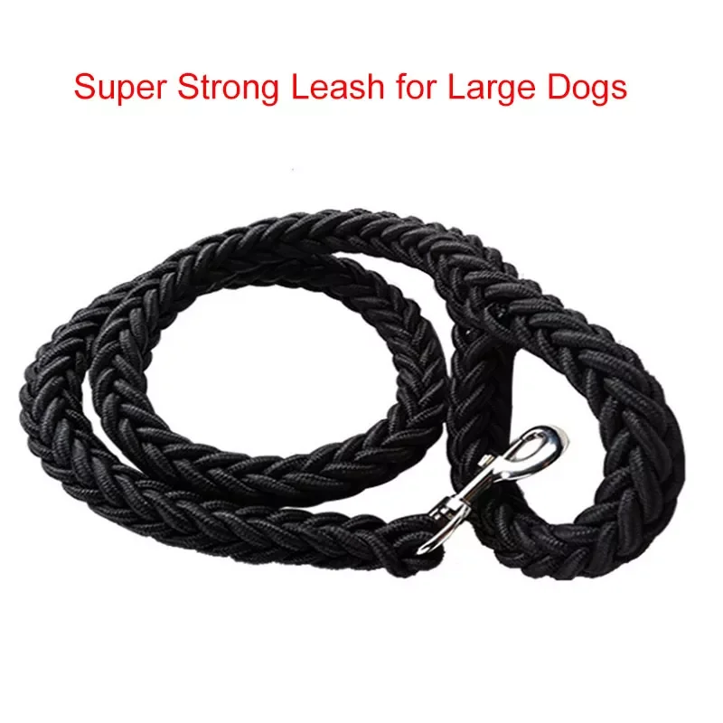 

NEW Nylon Dog Harness Leash For Medium Large Dogs Leads Pet Training Running Walking Safety Mountain Climb Dog Leashes Ropes sup