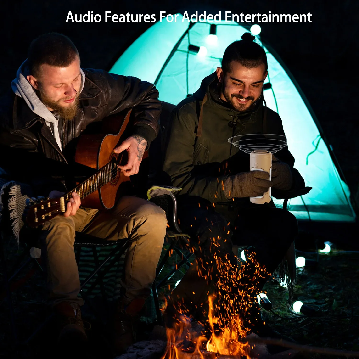 3 в 1 6000 мАч уличный динамик многофункциональная лампа для кемпинга светильник