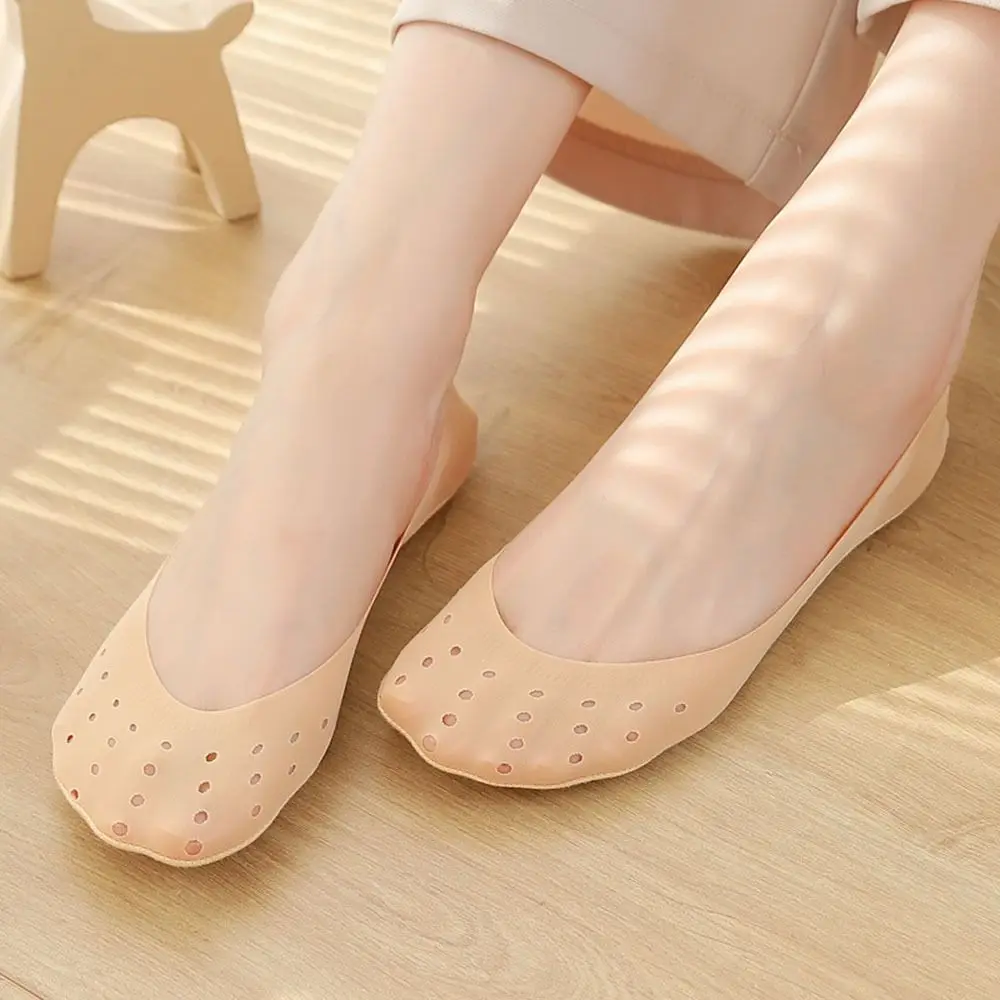 

Однотонные женские носки-трубы, нескользящие носки для девочек из вискозы, женские Чулочные изделия, носки-тапочки, женские носки