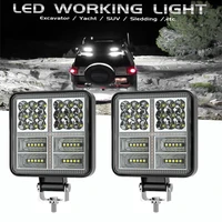 12pcs 144w 177w led bar 9 36v led work light flash light for car truck boat tractor 4x4 atv off road spotlight led headlight