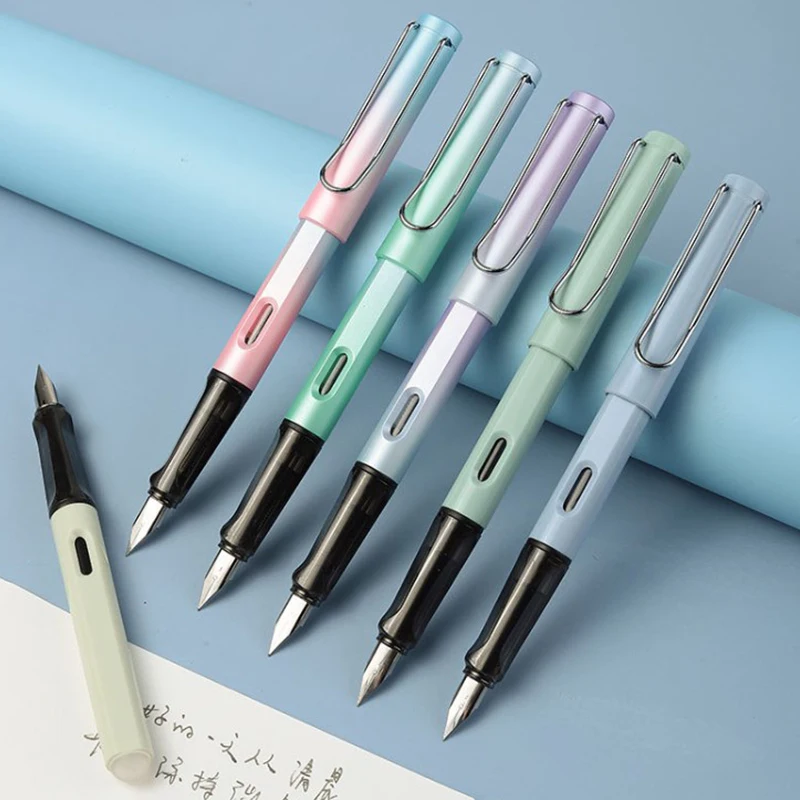 

1 Pcs Erasable Writing Fountain Pen Friction Can Eliminated Pens 0.5mm Replaceable Ink Sac Practice Calligraphy Stationery Tool