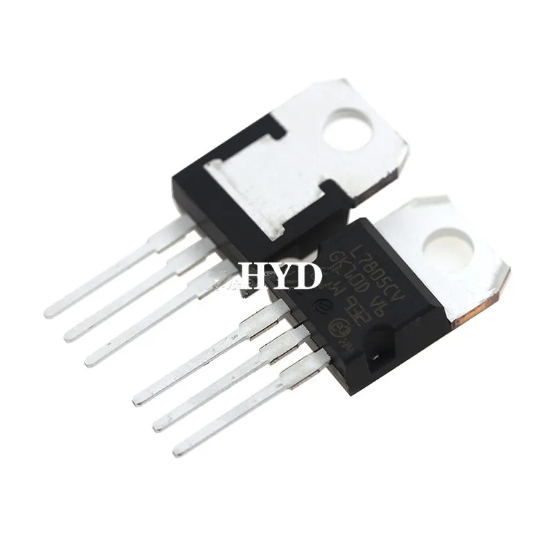 

10PCS L7805CV original three-terminal voltage regulator triode 7805 TO - 220 5 v 1.5 A thick slices