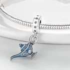 Подвески plata of ley 925 подходят для оригинального браслета пандач ожерелье дворцовый чайный набор Серебряный цвет подвеска шармы бусины женские ювелирные изделия