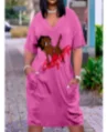 

Sexy Aboriginal dress African women beach Women's party elegant loose oversizesd sexy sundress summer dress women 2022