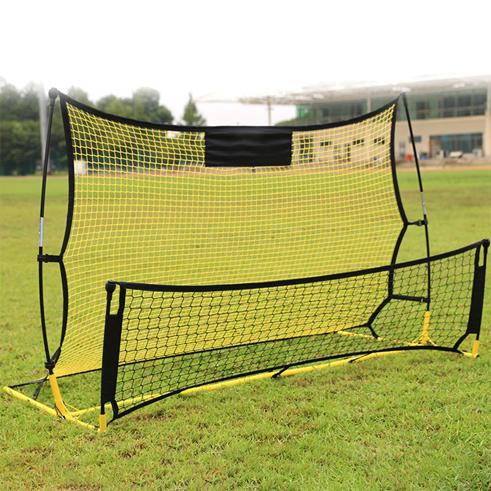 Red de fútbol de 1,8/2,1 m para Target Soccer Rebounder Net Goal Post portón de fútbol portátil para entrenamiento al aire libre ayuda para los pies-Red de herramientas