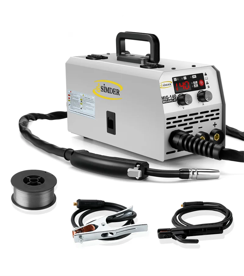

MIG/ARC Welder Semi-Automatic/Manual Metal Inverter Arc Gas-Less Mig Welder 3 in 1 Synergy MIG/ARC Welding Machine