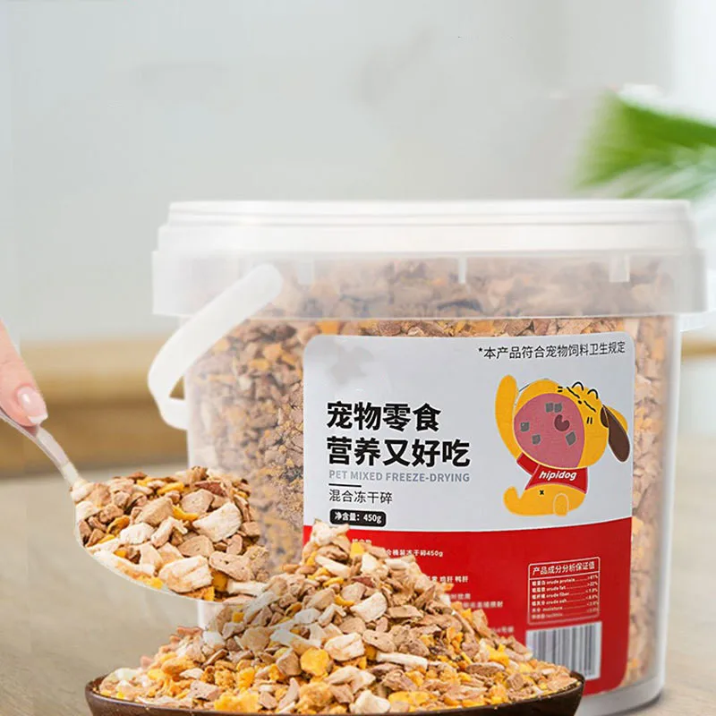 

Dog Freeze-Dried Snack Teddy Small Puppy Chicken and Duck Meat Gift Pack Dog Food Companion Pet Bibimbap Food