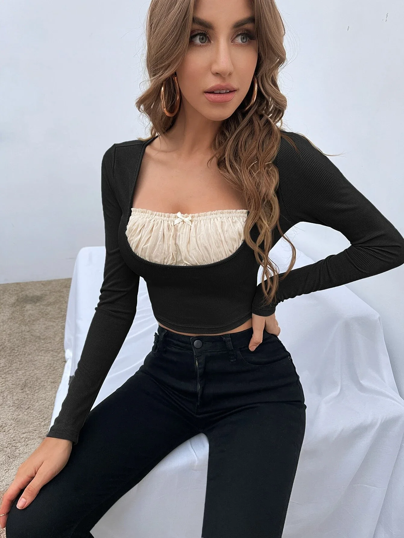 

Women T-shirt Long Sleeve Top Ladies Casual T Shirt Sexy Ladies Shirt Womens Clothing Party Clothes Women Tee Shirts