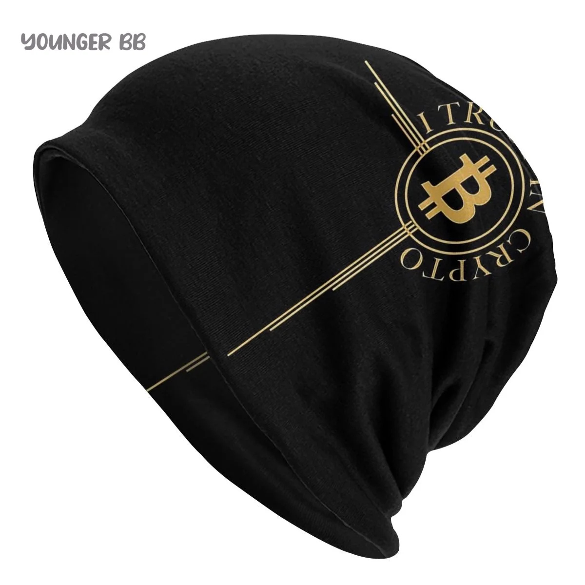 

Bonnet Hats Bitcoin BTC Men Women's Knitting Hat Bitcoin Button Bitcoin Cross Winter Warm Cap Beanies Thermal Elastic Caps