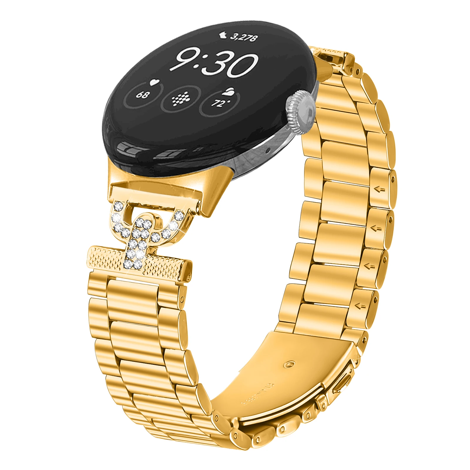Фото Металлический ремешок для Google Pixel Watch2/1, сменный браслет из нержавеющей стали без зазоров для Google Pixel Watch3 4 41 мм, аксессуары №2