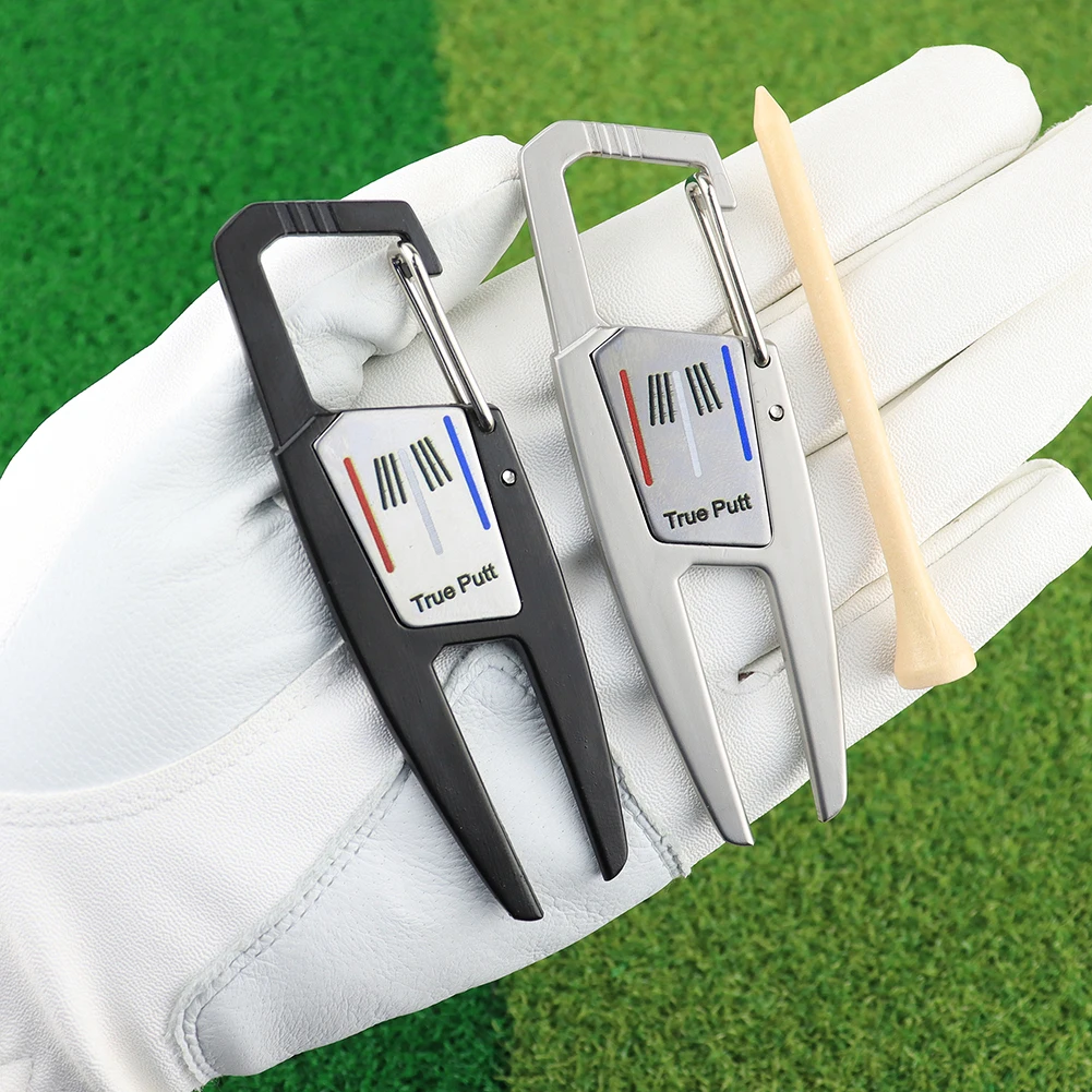 

Portable Golf Divot Repair Tool Training Aid Outdoor Putting Green Fork Zinc Alloy Green Fork Ball Tools Golf Sports Accessories