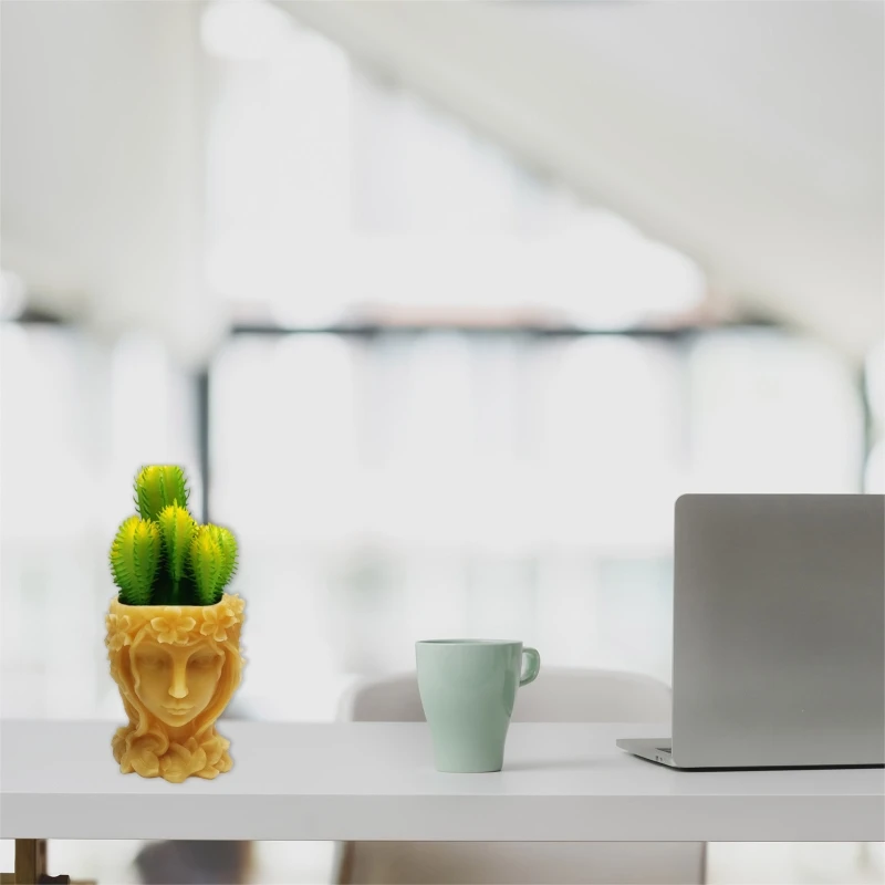 3D держатель для ручек Богиня цветочный горшок силиконовые формы форма