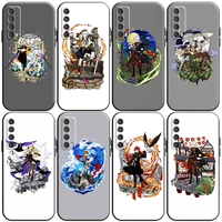 genshin impact project game phone case for huawei honor 10 v10 10i 20 v20 20i 10 20 lite 30s 30 lite pro coque liquid silicon