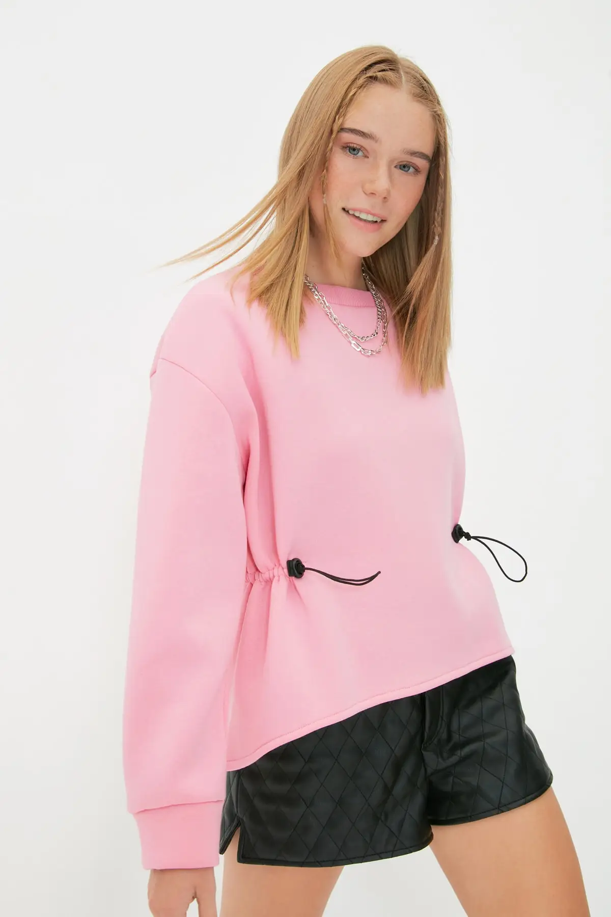 

Trendyol Stoper Basic Şardonlu Knitted Thick Sweatshirt TWOAW22SW0873