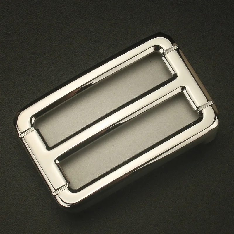 New Smooth Belt Buckle Men's Metal Clip Buckle DIY Leather Craft Jeans High Quality Accessories Supply 3.8cm Wide Belt Buckle