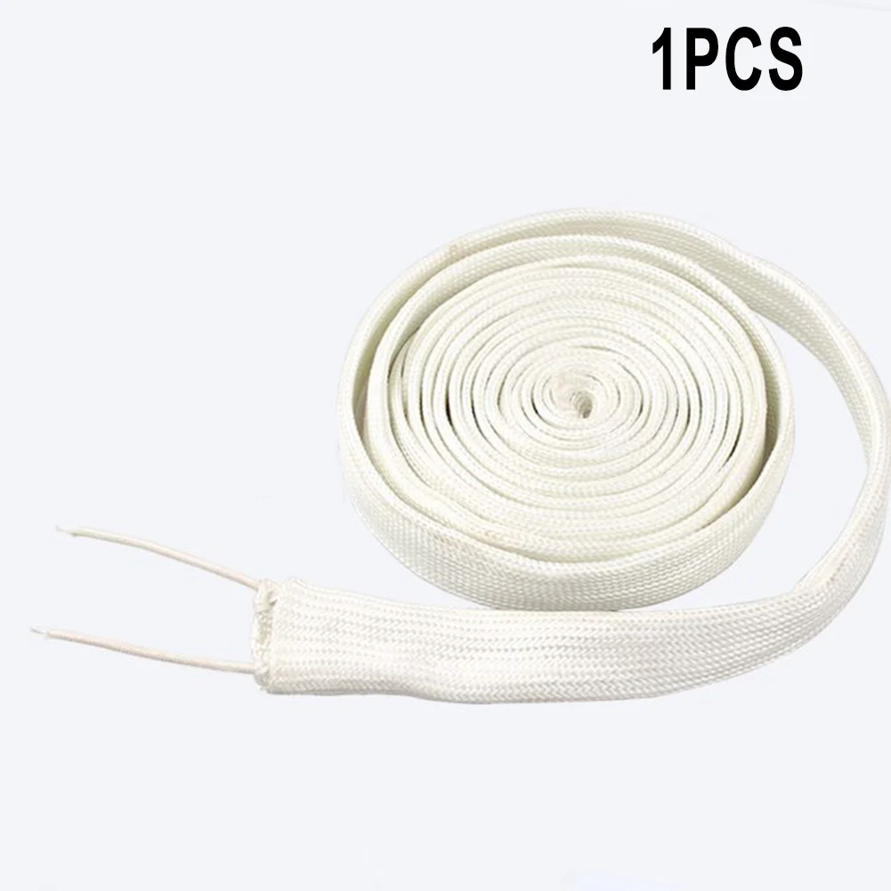 

High Temperature Pipe Insulation Glass Fiber Heating Hot Ribbon 220V 450 ℃ 220V/100W-1m Fiberglass Ribbon Heater 20mm/30mm/50m