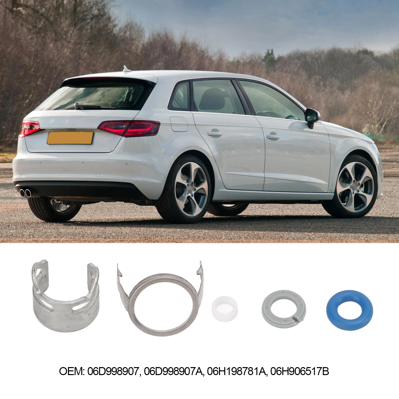 Комплект уплотнительных колец топливного инжектора 06D998907 для A3 хэтчбека A4 седан