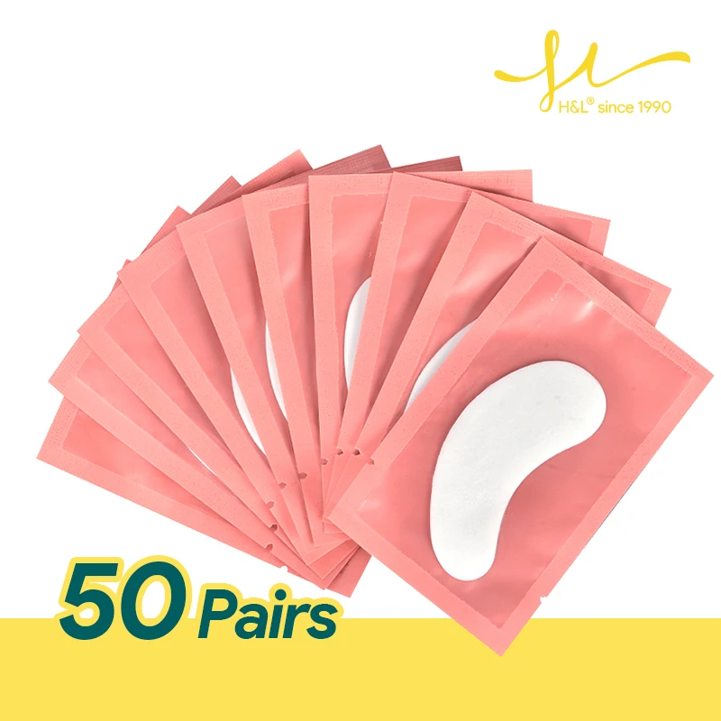 H&L SINCE 1990 New Patches of Paper Eyelashes Tips StickersEyelash Under Eye Pads Eyelash Extensions Paper
