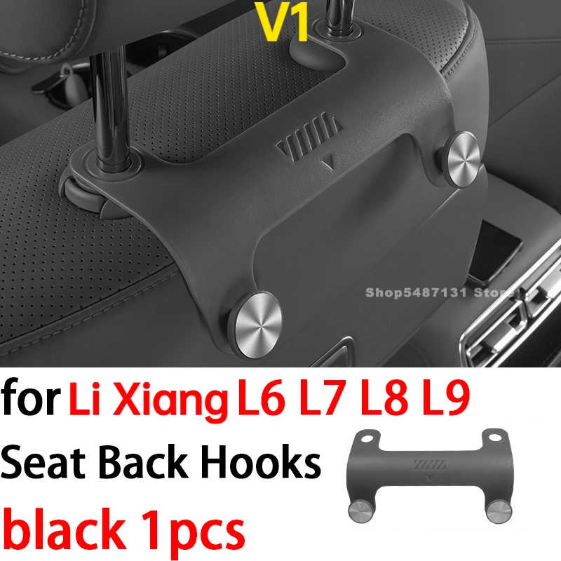

Крючки для спинки автомобильного сиденья, ящик для хранения перчаток пассажира, консольные крючки для Li Xiang L6 L7 L8 L9, аксессуары для интерьера 2024 2025