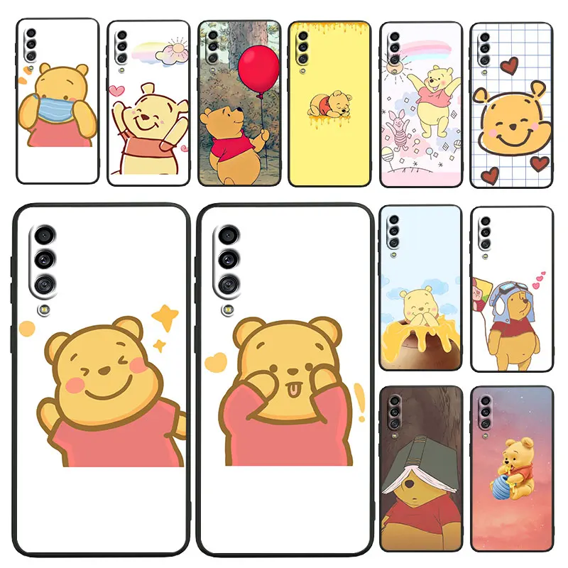 

Beautiful winnie the pooh Phone Case For Samsung Galaxy A73 A72 A71 A70 A53 A52 A51 A50 A42 A41 A40 A33 A32 A31 A30 A30S Black