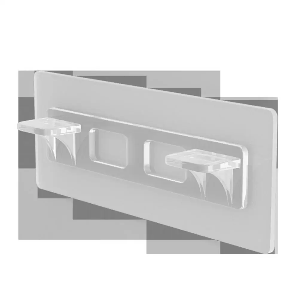 

1 Pcs Lengthen Shelf Support Pegs Adhesive Pegs Closet Cabinet Support Clips Wall Hangers Wardrobe Shelf Holder Rack