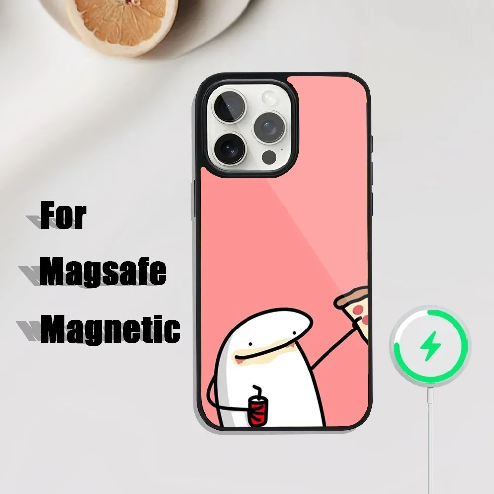 Funny Stickerman Flork Phone Case For iPhone 16 15 14 13 12 11 Plus Pro Max Mini Magsafe Magnetic Wireless Charging