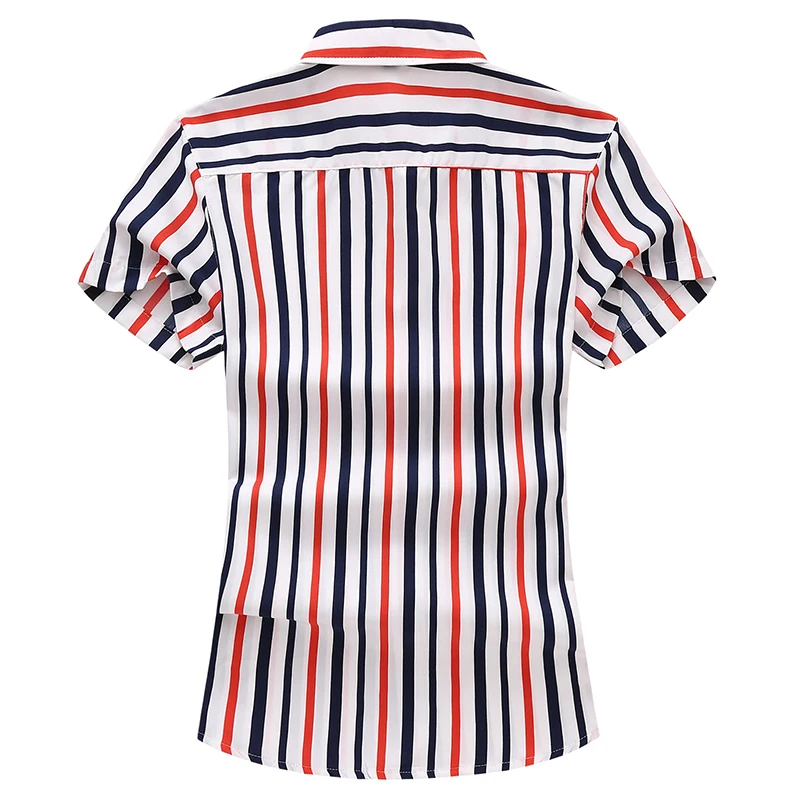 Модные корейские Гавайские пляжные повседневные рубашки с коротким рукавом